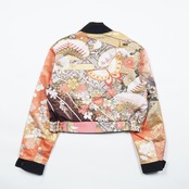【BJK-L004】再構築リバーシブル着物ボンバー KIMONO REVERSIBLE BOMBER JACKET