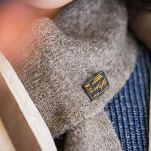 Solid Color Compact Scarf / ソリッド カラー コンパクト スカーフ マフラー