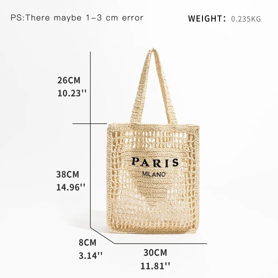 韓国デザイン ビーチバッグ PARIS サマートートバッグ BAG c936be4bb790e0cbf5f404abecbe00