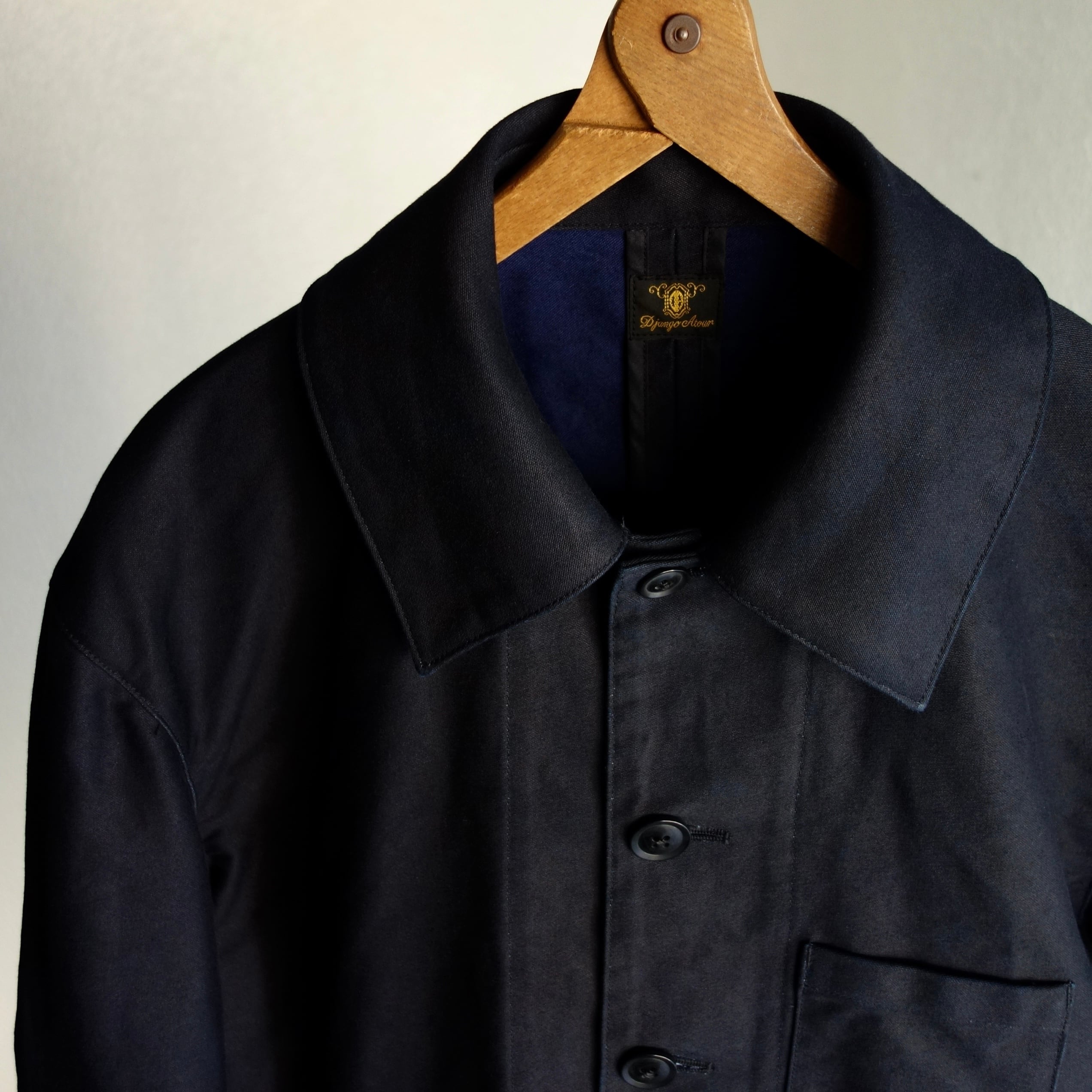 supérieur indigomoleskin coverall | ATELIER GARDENIA