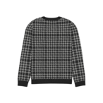 【047】Black&Grey Houndstooth Knit