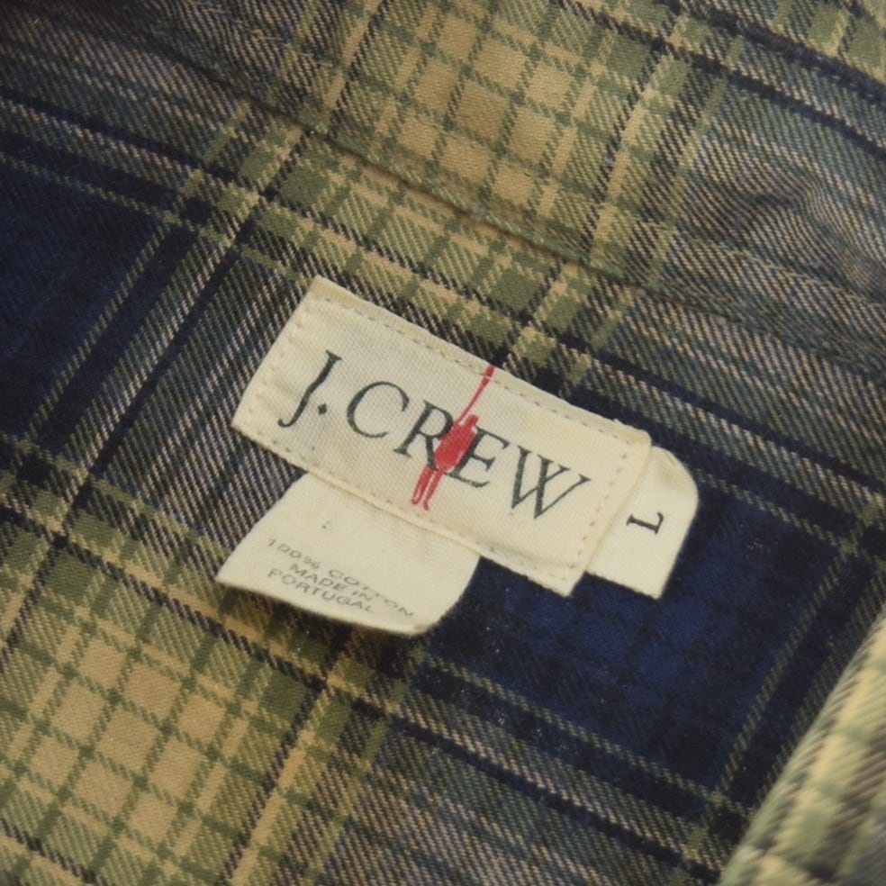 1990's J.CREW ジェイクルー ヴィンテージ シャドーチェック コットン