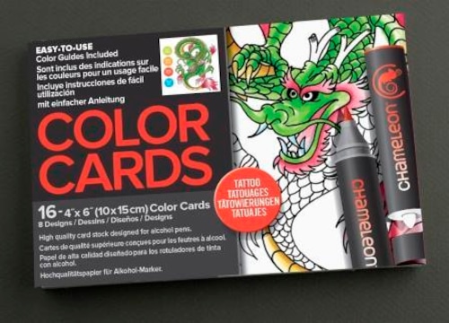 Chameleon Pen Totally Tattoo Color Cards (カメレオンペン　タトゥー　カラーカード)