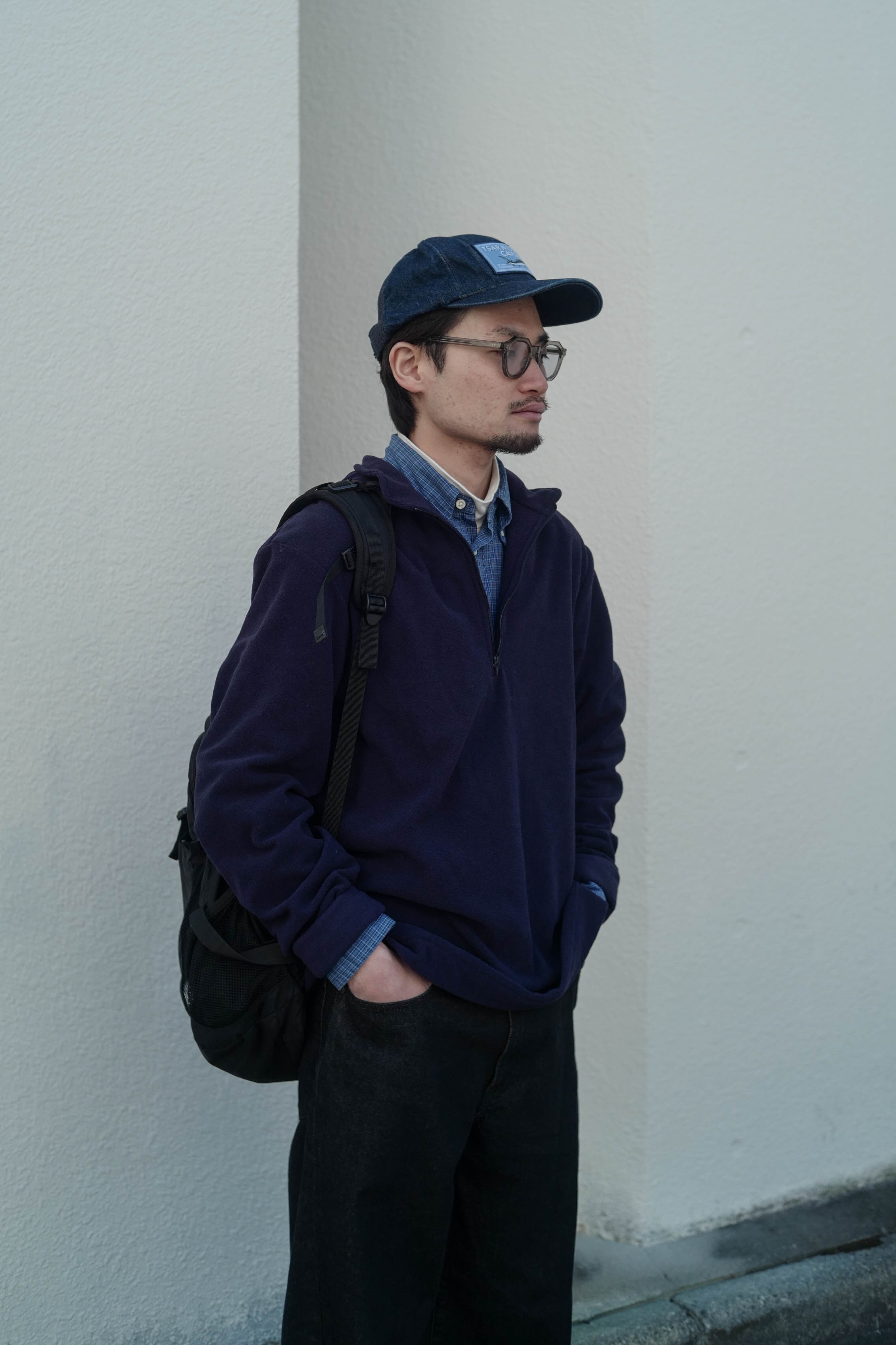 todayful ネイビー フリース ハーフジップ todayful ネイビー フリース ハーフジップ 【公式通販】