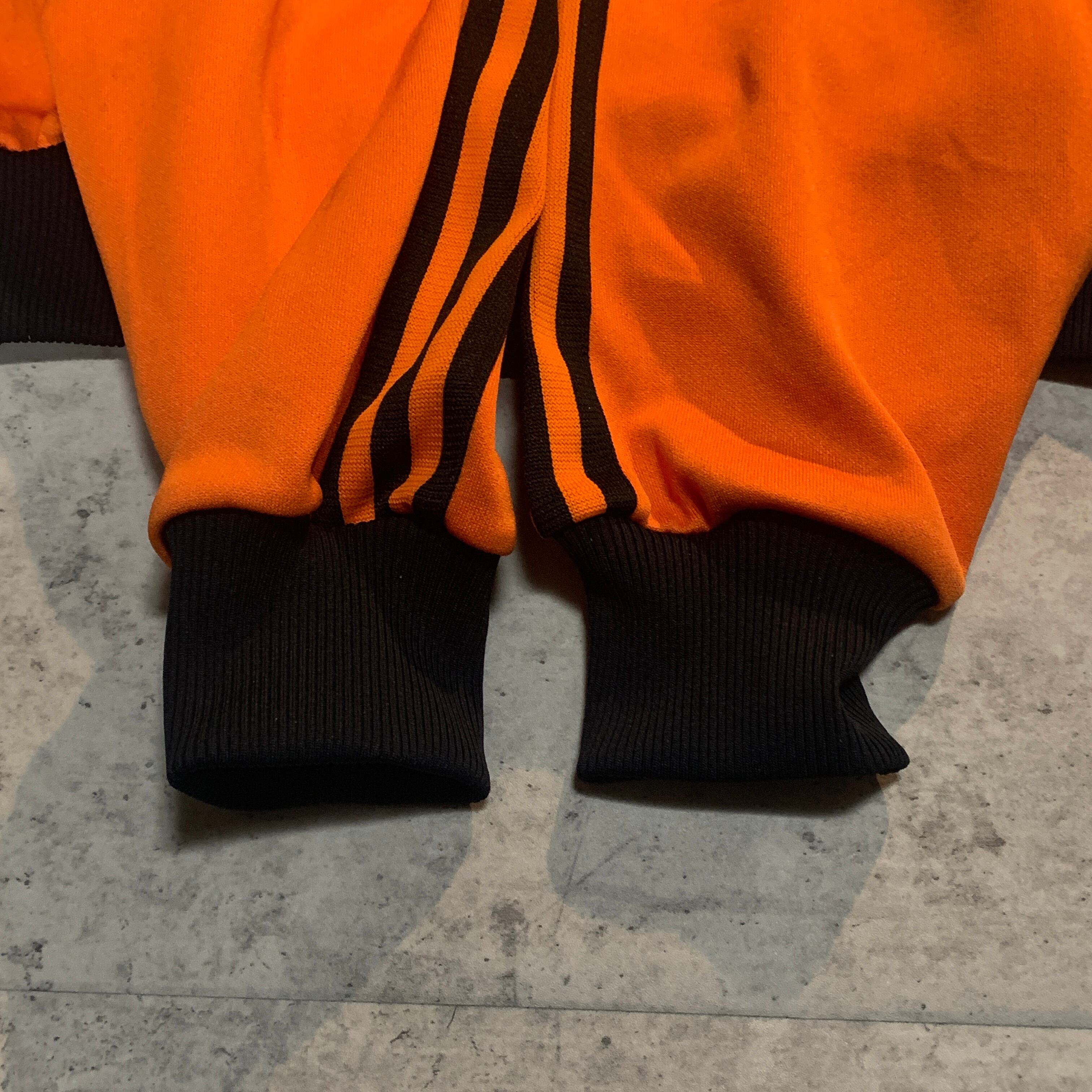 70-80s デサント オレンジ×黒 Adidas トラックジャケット 5号 | ib2 70-80s デサント オレンジ×黒 Adidas トラックジャケット 5号 | ib2