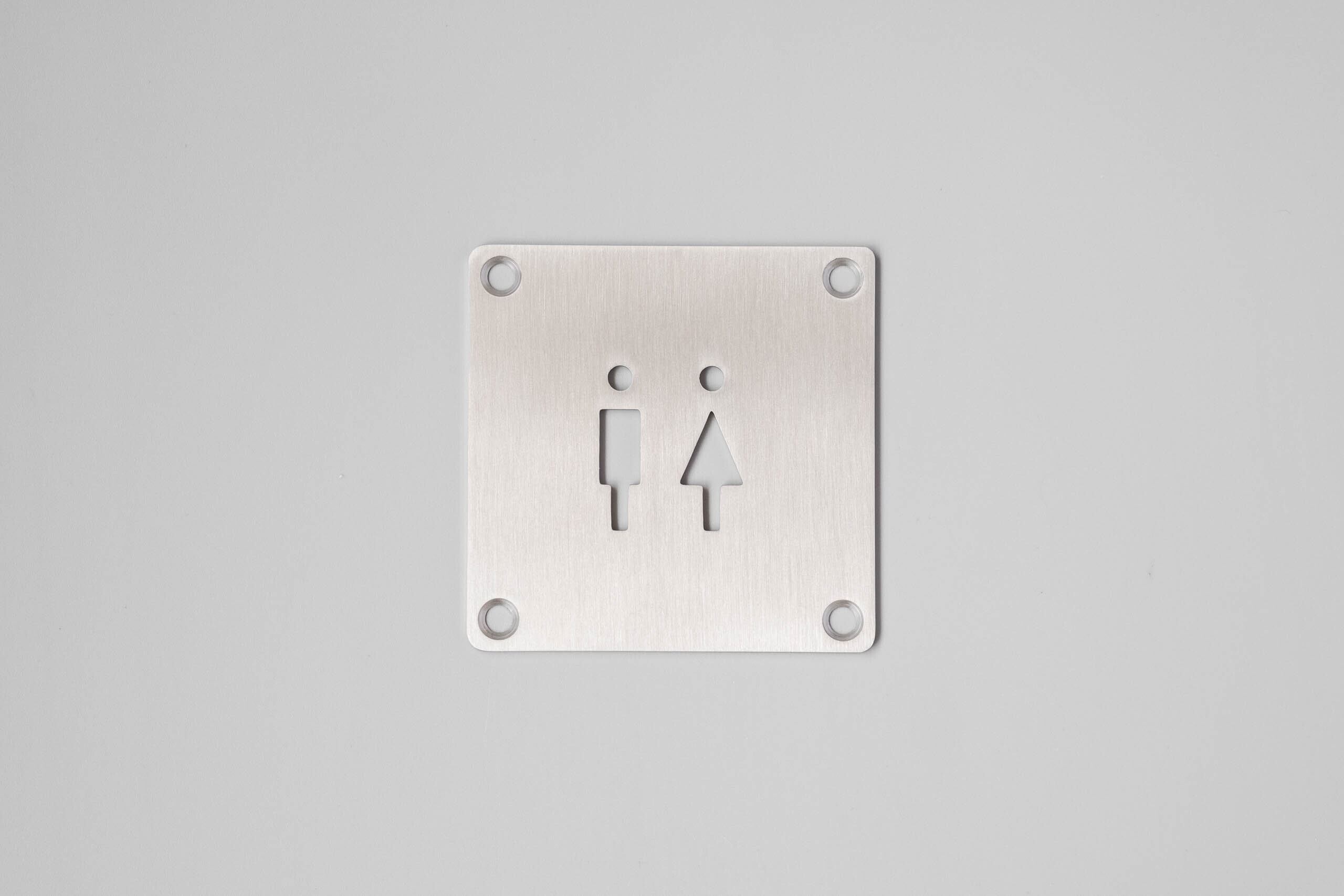 ステンレスサイン_Toilet (L)