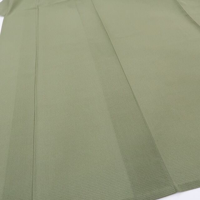 美品 紗紬 微塵格子 夏着物 仕付け糸付 トールサイズ 正絹“夏 美品 紗紬 微塵格子 夏着物 仕付け糸付 トールサイズ 正絹“夏