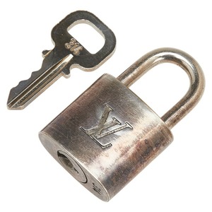 ルイ ヴィトン カデナ 南京錠 キー セット シルバー メタル レディース LOUIS VUITTON 【中古】