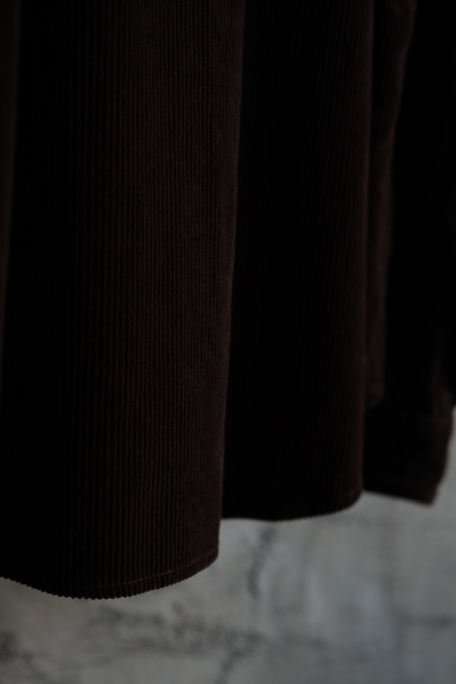 Utah／"GAP" corduroy cotton shirt／brown