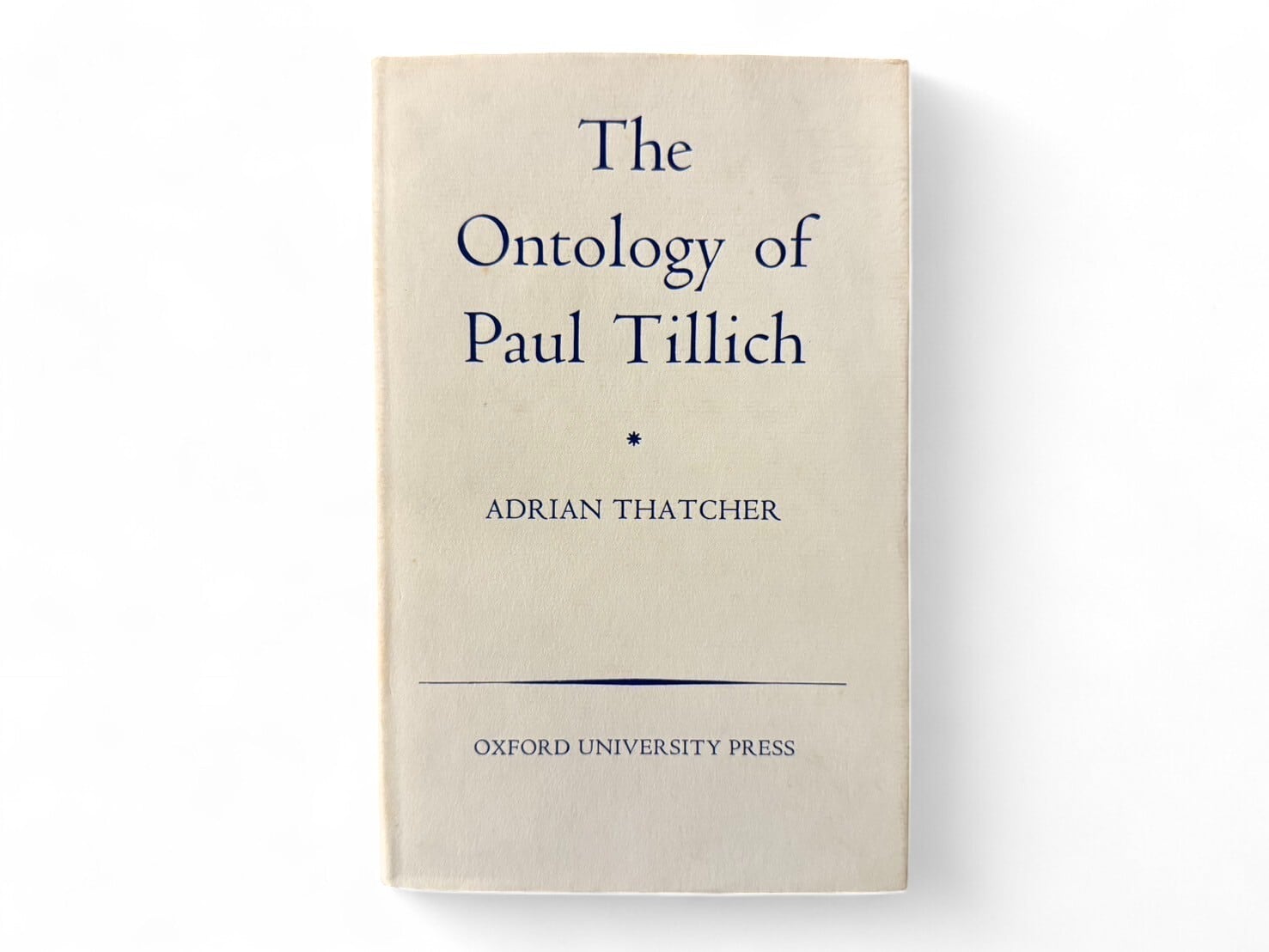 【SFF046】 【FIRST EDITION】The Ontology of Paul Tillich(1978) /Adrian Thatcher