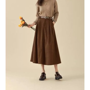 Aラインコーデュロイスカート 3color W00923