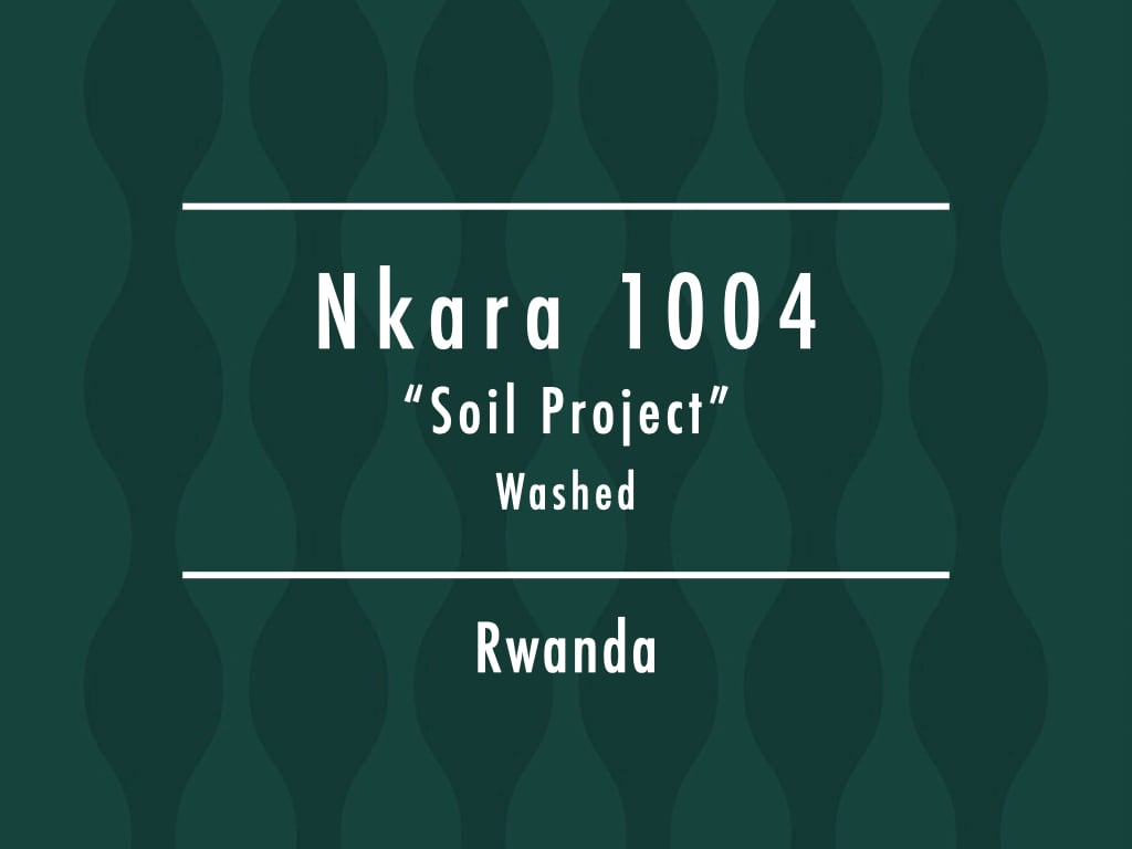 Coming Soon!!【200g】ルワンダ / Nkara Lot.1004 ”Soil Project” Washed