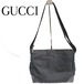 【人気商品】GUCCI　GGキャンバス レザー ショルダーバッグ