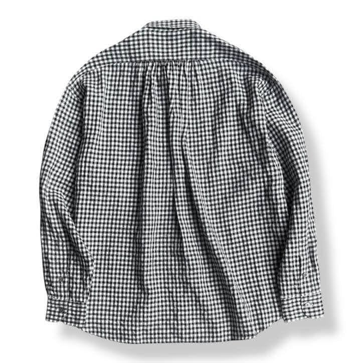 N*O様 Porter Classic ロールアップシャツ ギンガムチェック サ PORTER CLASSIC ( ポータークラシック ) ROLL UP LINEN GINGHAM CHECK