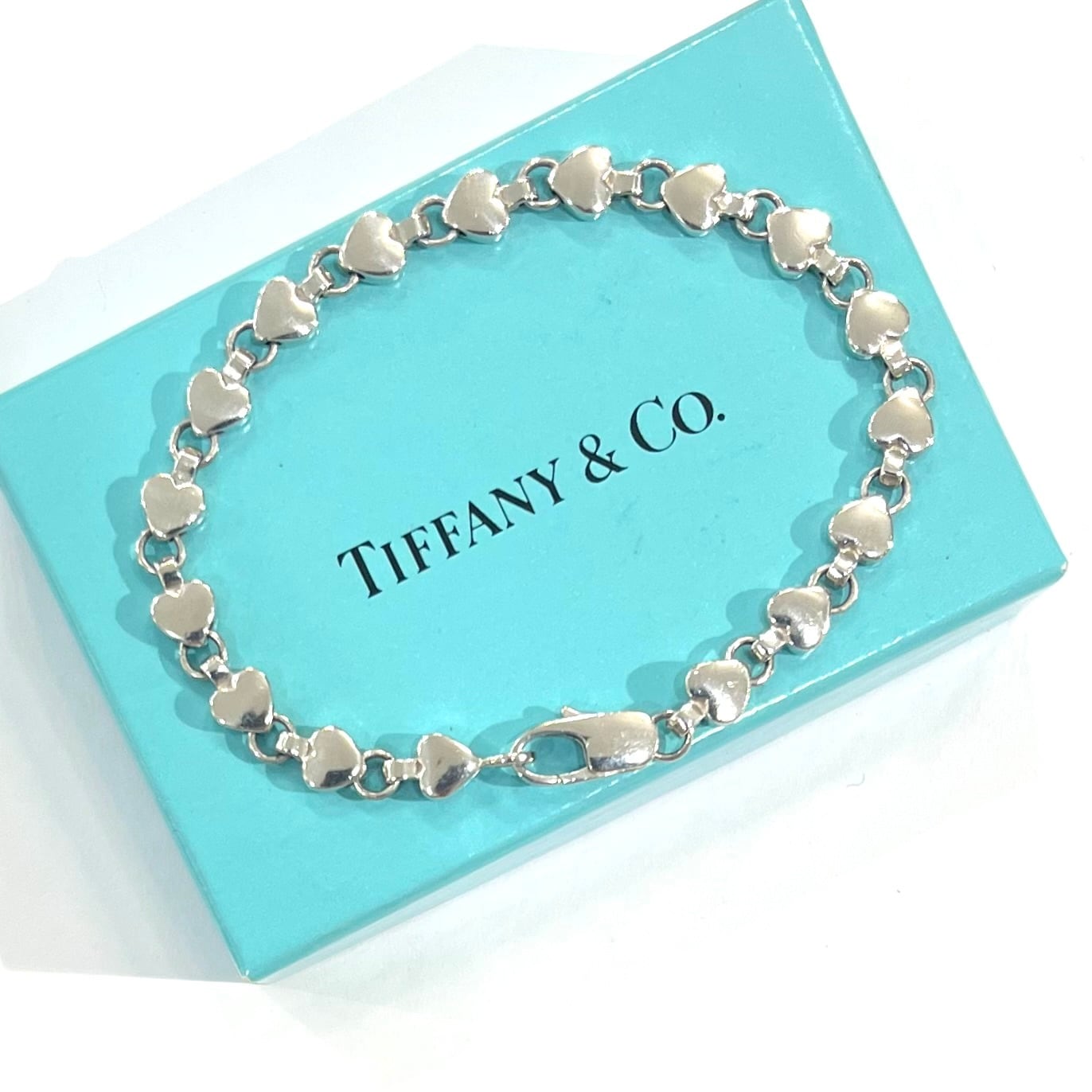 TIFFANY&CO. 】 2749 ティファニー ハートパフリンク ブレスレット