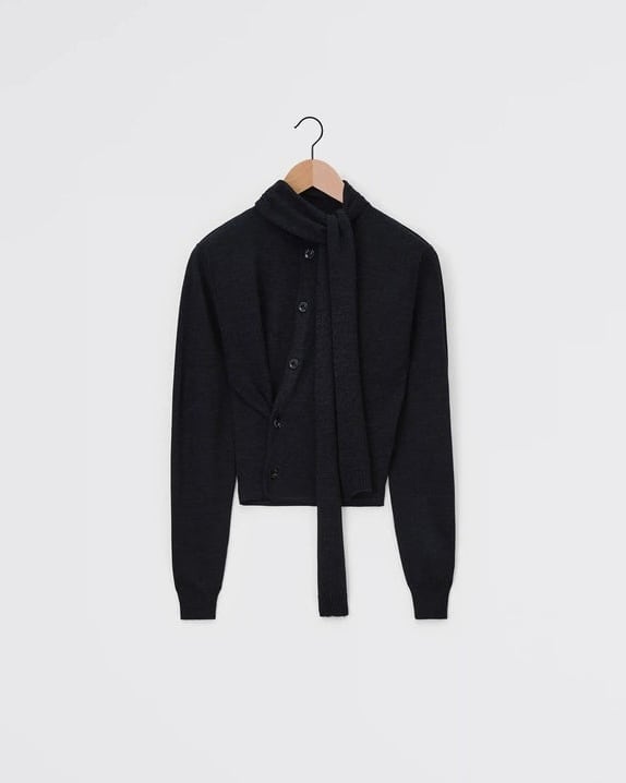 LEMAIRE / TWISTED CARDIGAN WITH SCARF | LA VILLA ROUGE LEMAIRE / TWISTED CARDIGAN WITH SCARF | LA VILLA ROUGE