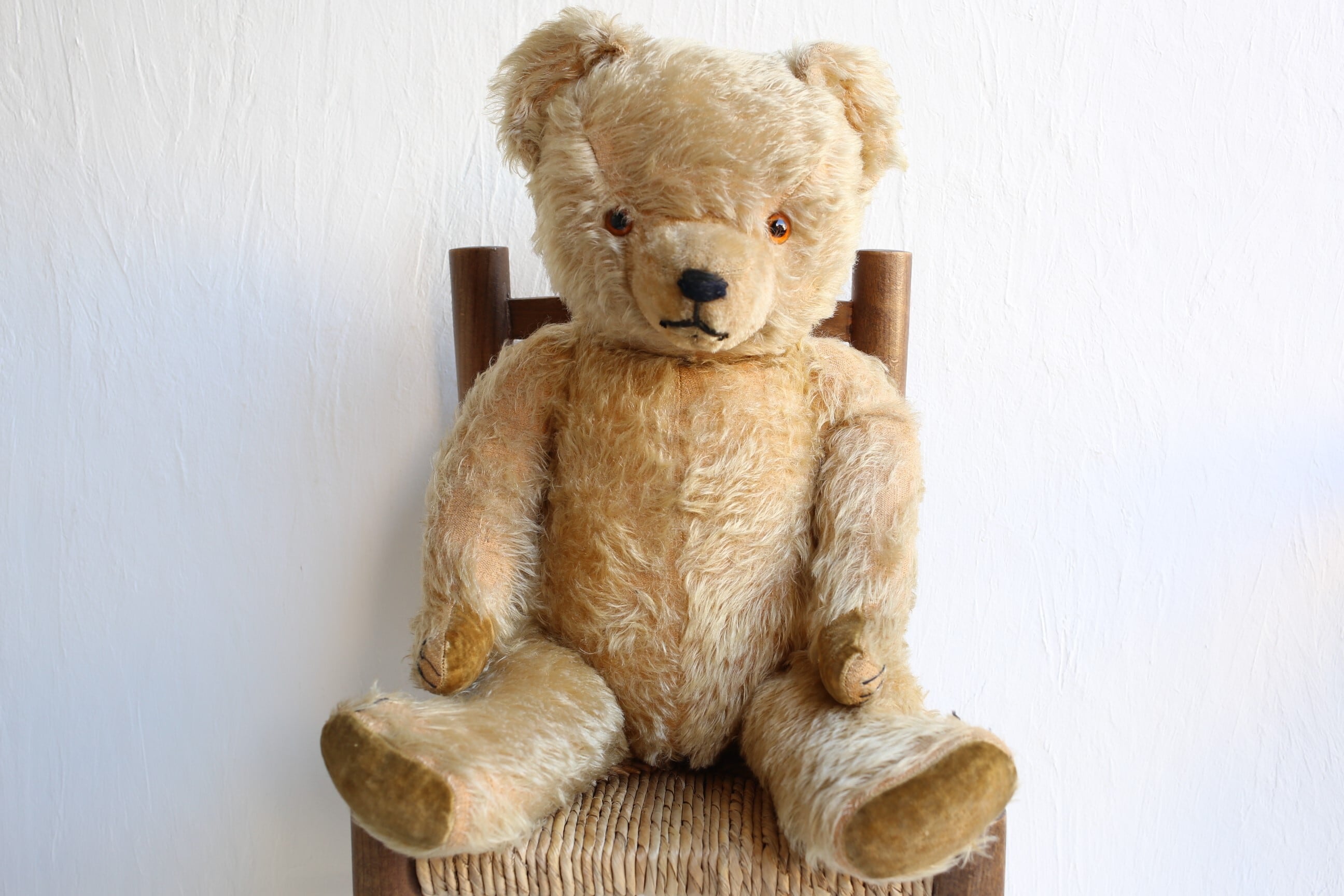 フランス アンティーク ヴィンテージ テディベア『スタイルの良い大きなベア』 N-02429