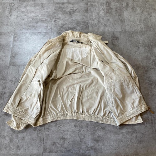 90s Ralph Lauren ワンポイント刺繍 スイングトップ 無地 ポルトガル製 L jacket 詳細写真8