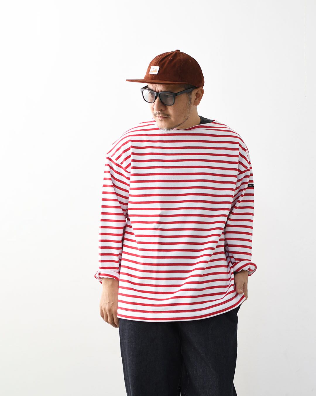 SAINT JAMES [20JC OUES LOOSE BORDER - NEIGE/TULIPE] [20jclb-ne-tul