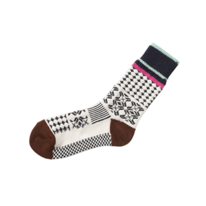 TRICOTÉ / fair isle patch socks
