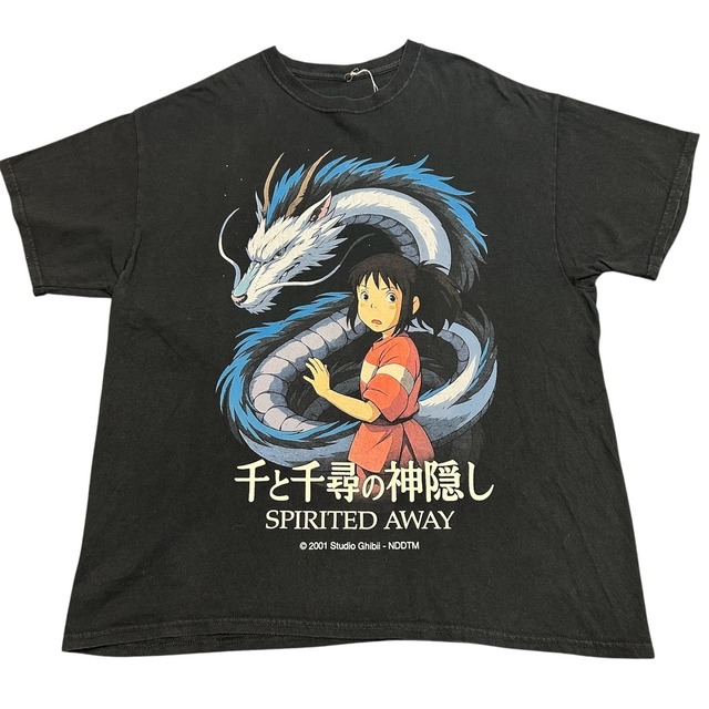 千と千尋の神隠し 総柄 半袖シャツ SPIRITED AWAY スタジオジブリ 千と千尋
