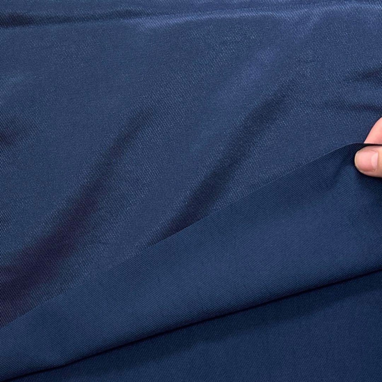 NK047◆2m◆M◆ポリエステル100%弱光沢ツイル生地◆ネイビー