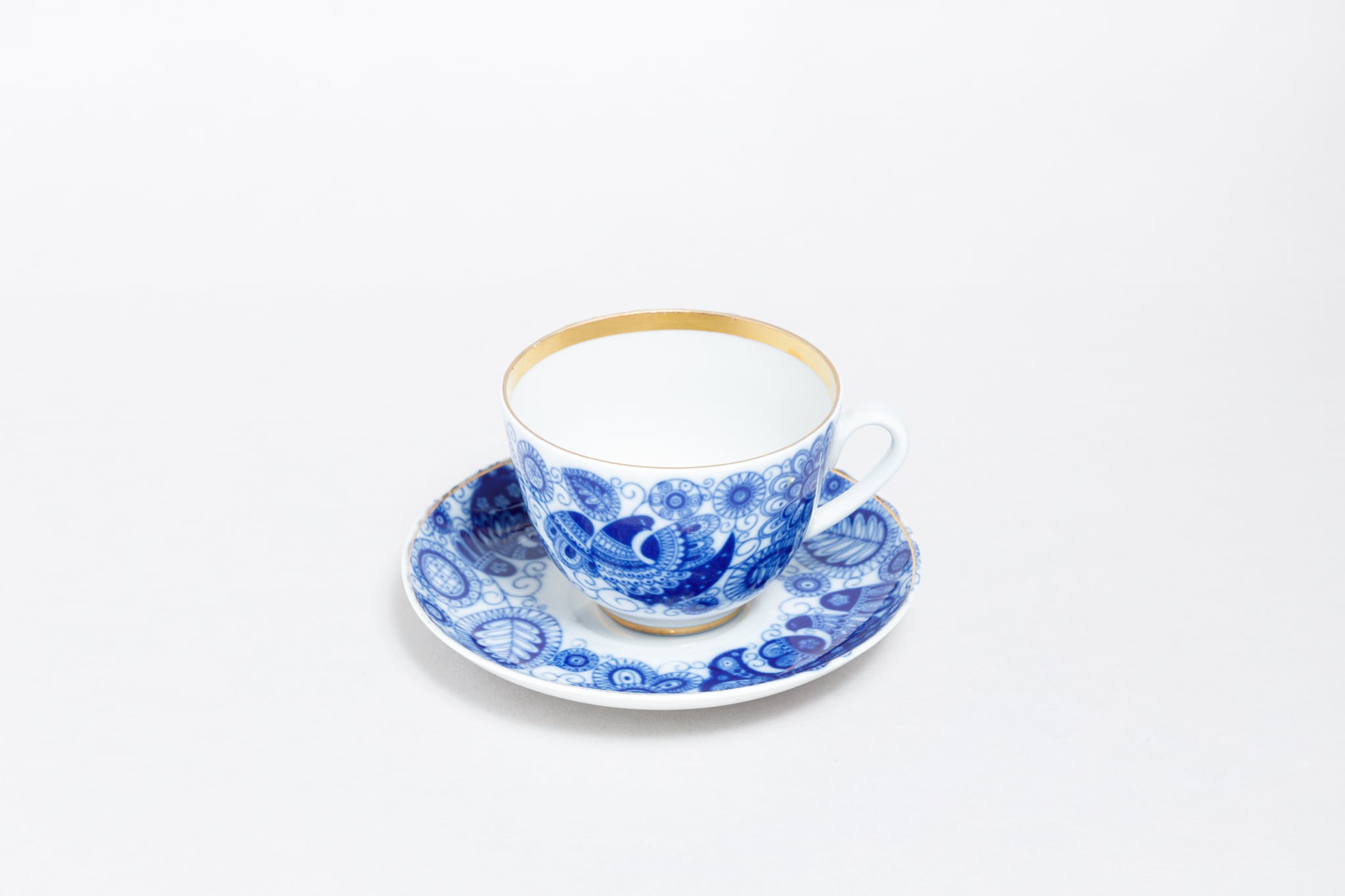 ヴィンテージ ロモノーソフ 「火の鳥」柄のインペリアル カップ