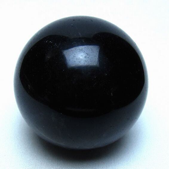 モリオン 黒水晶 丸玉 62mm 一点物 151-9578