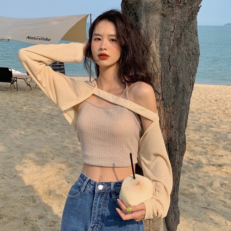 Tシャツ ルーズショートブラウス サマー薄手トップス ロング 夏物 YY-ファッション31110317202