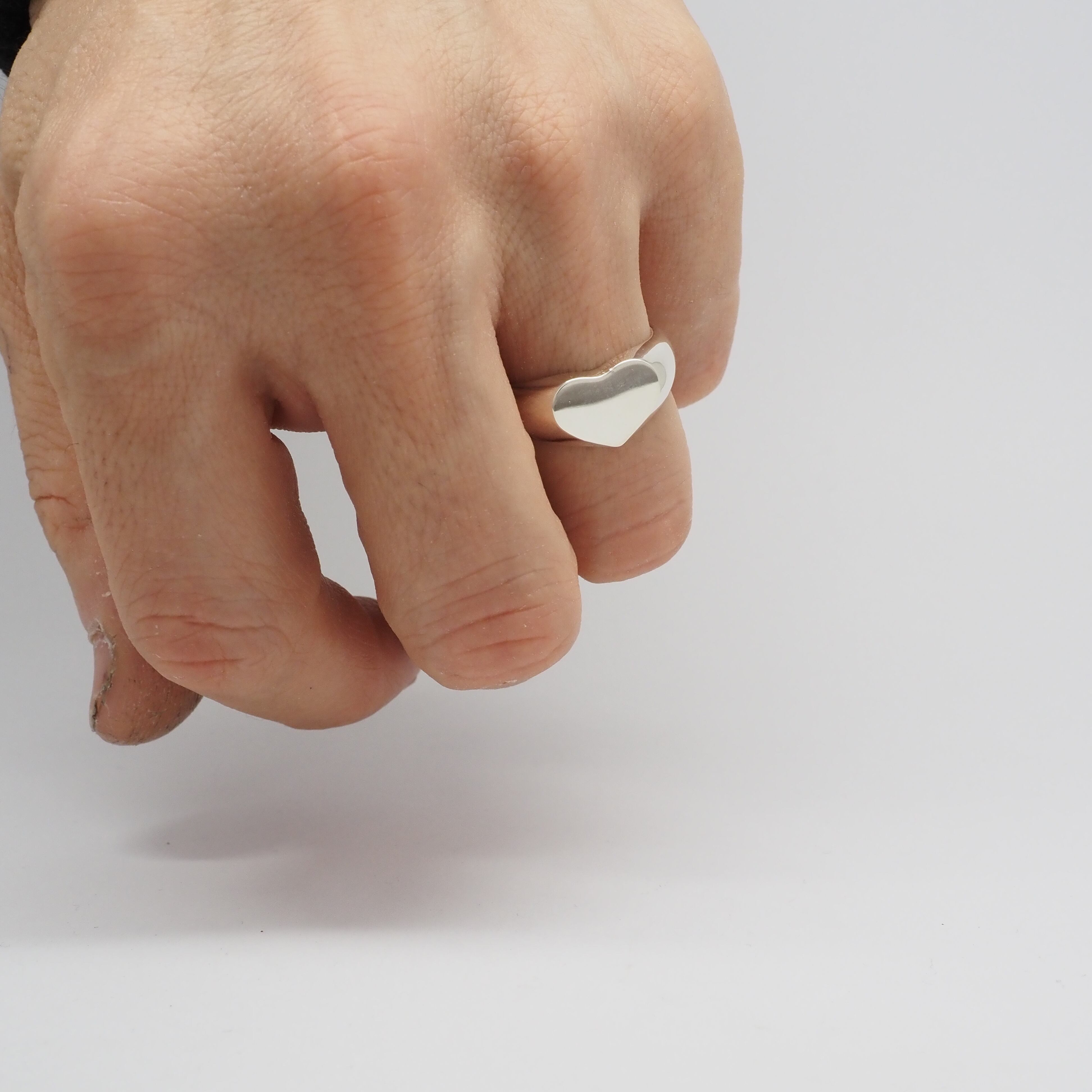 ハートのシグネットリング L / Signet ring ver. heart L | GAJU ハートのシグネットリング L / Signet ring ver. heart L | GAJU