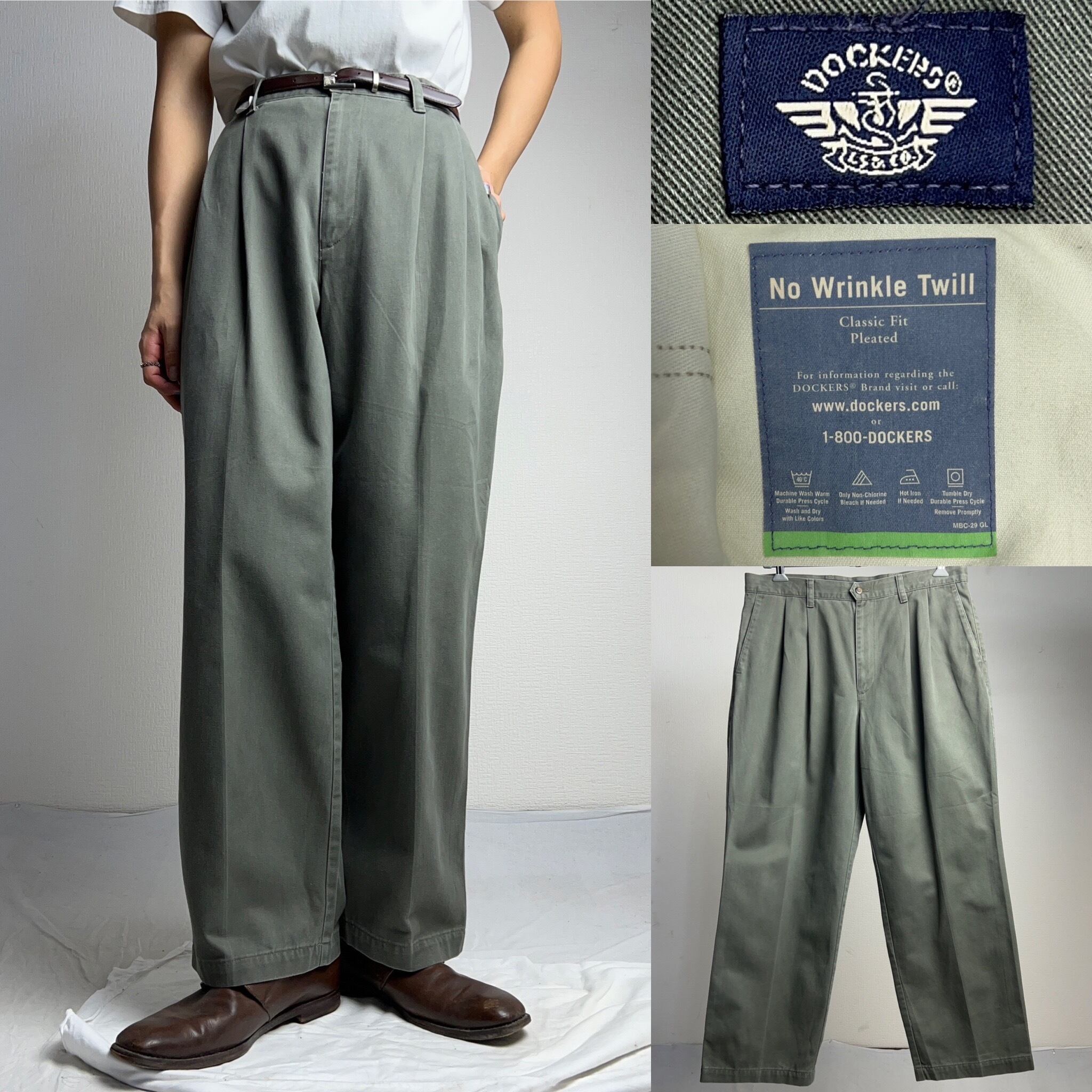 【USA製】00's DOCKERS cotton chino slacks