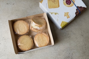 季節限定【檸檬ミントクッキーサンド&ラムレーズンクッキーサンド】2種Set