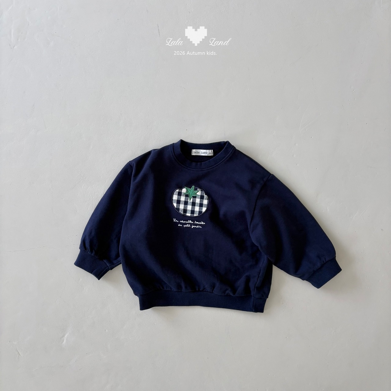 韓国子供服 / LALALAND / 26Autumn / トマト スウェット / 秋服 / キッズ *XS~XL*
