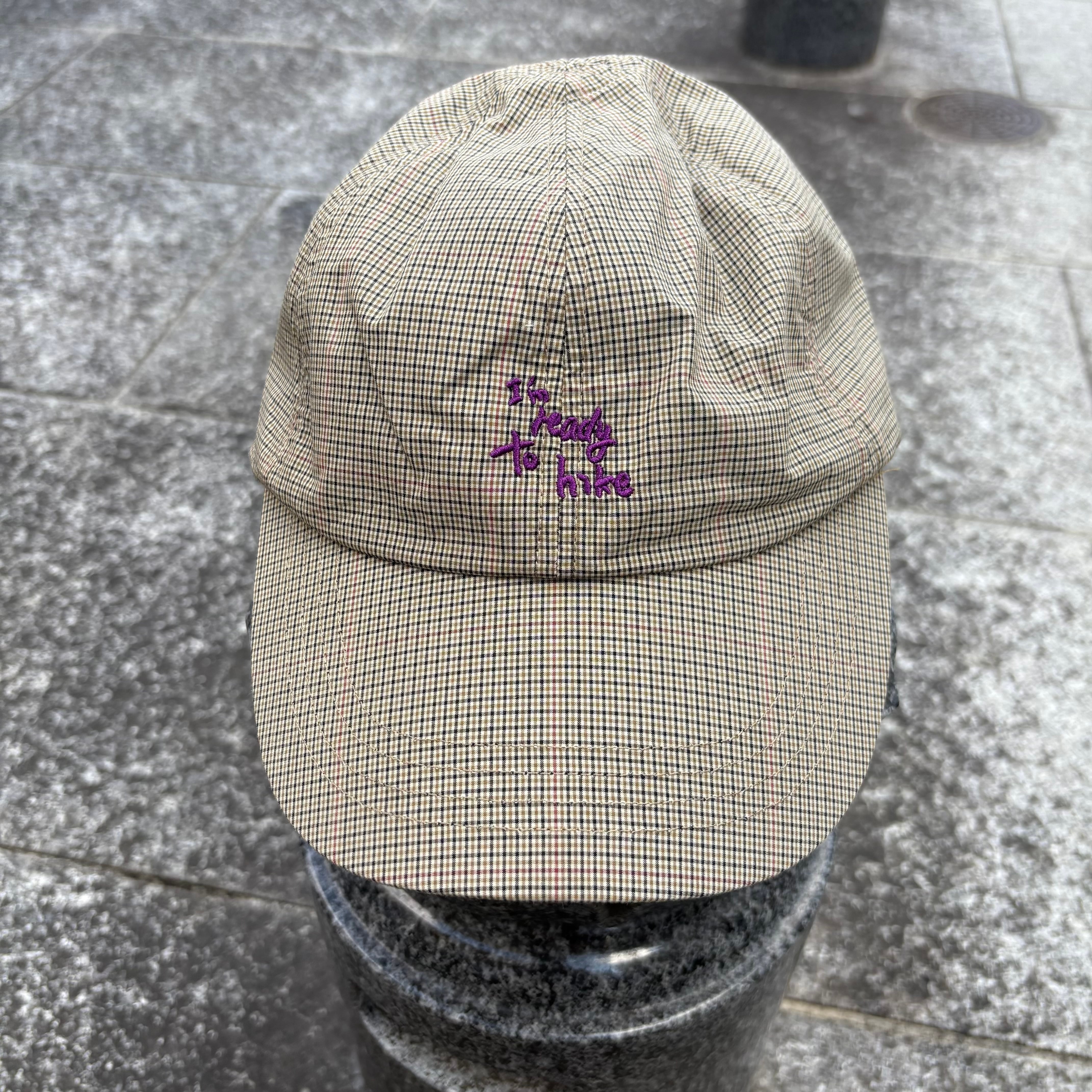 halo commodity Ready To Cap (beige check)