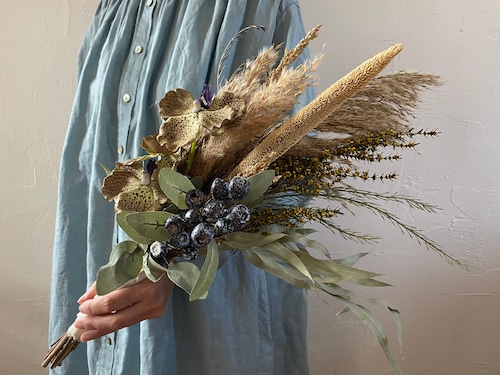 CARAMEL ASH bouquet-boutonniere-headdress