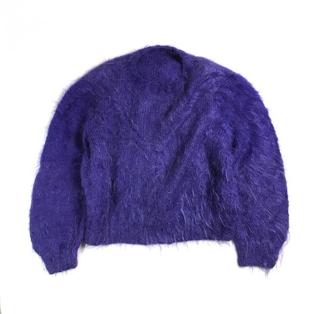 vintage mohair knit purple