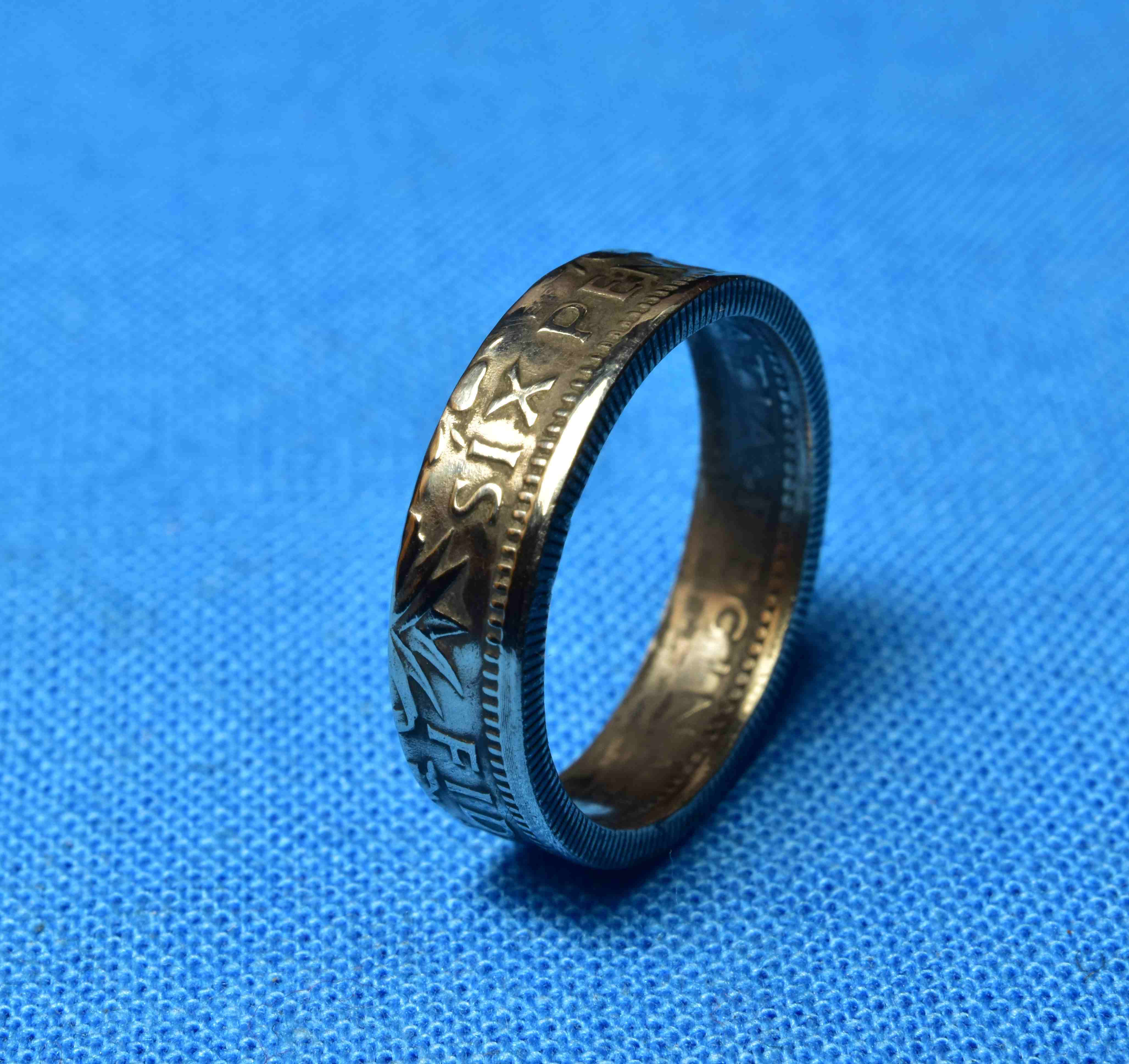 幸せを呼ぶコイン6ペンスで指輪お作りします | type2rings
