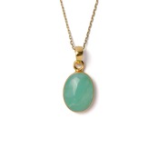 【MARKET】SINGLE STONE NECKLACE 0093