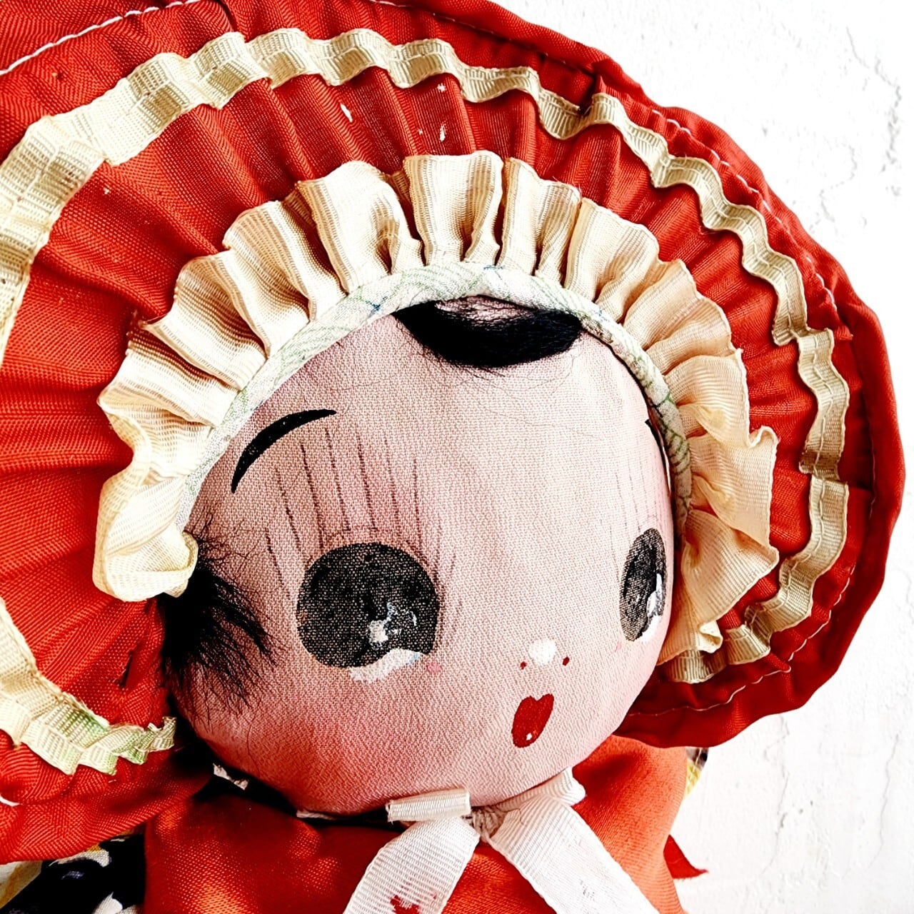 文化人形 レッドの女の子 | アンティーク雑貨・家具・骨董品