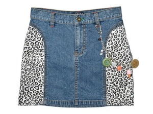 NETSU −  Purple Leopard Accent Skirt(Tommy Hilfiger)