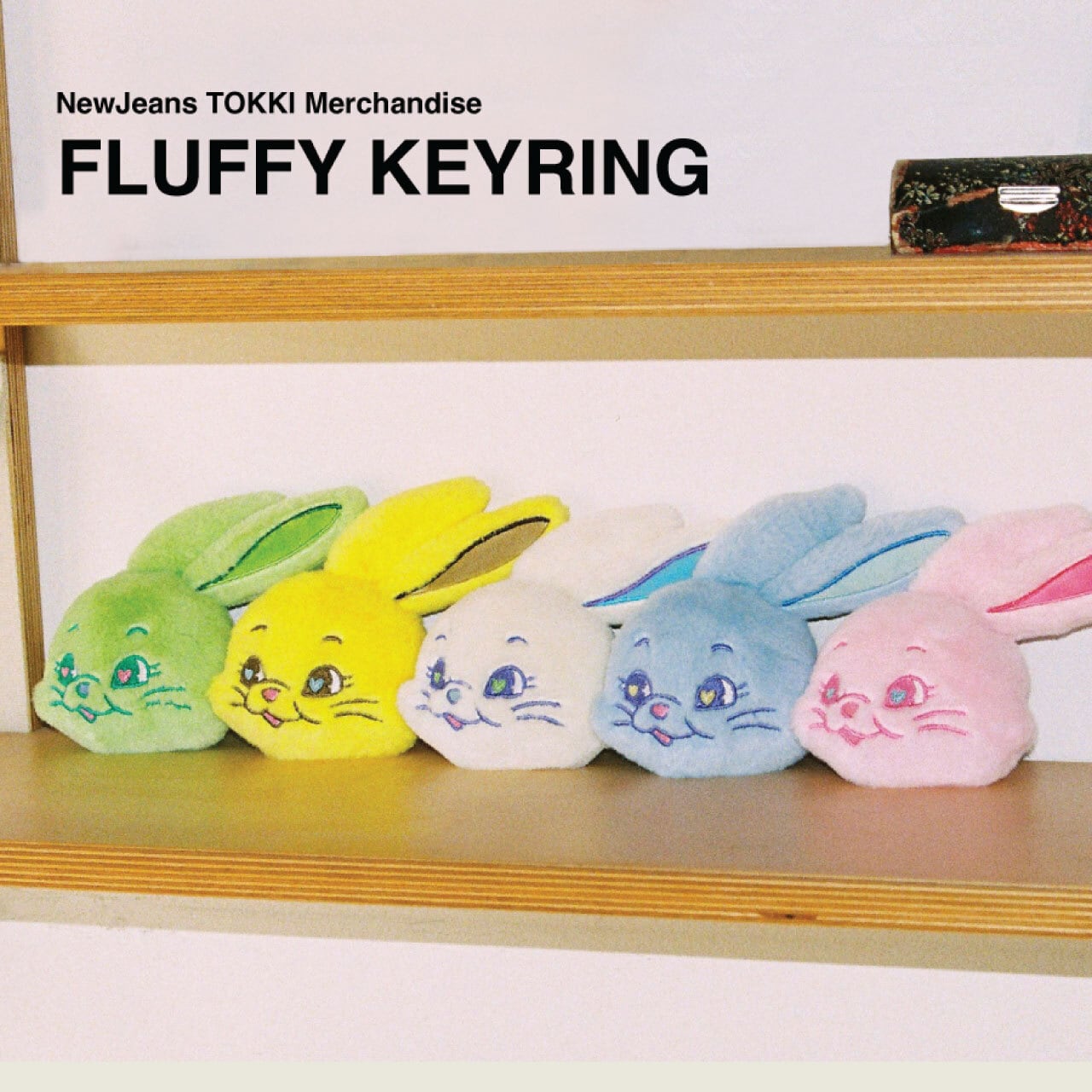 訳ありセール 格安） FLUFFY TOKKI NewJeans KEYRING 5種 キーリング