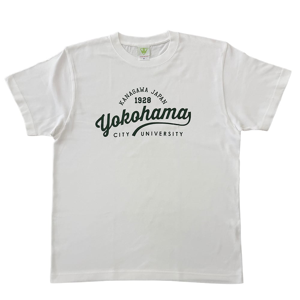 YCUオリジナルデザイン Tシャツ・英字ロゴ(ホワイト)