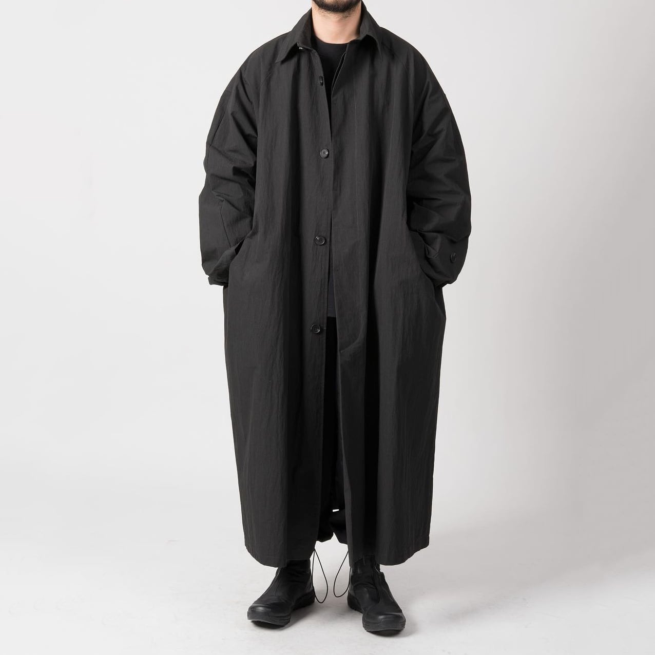 JIAOLANDI簡単おしゃれなロング丈トレンチコート | mblueshop