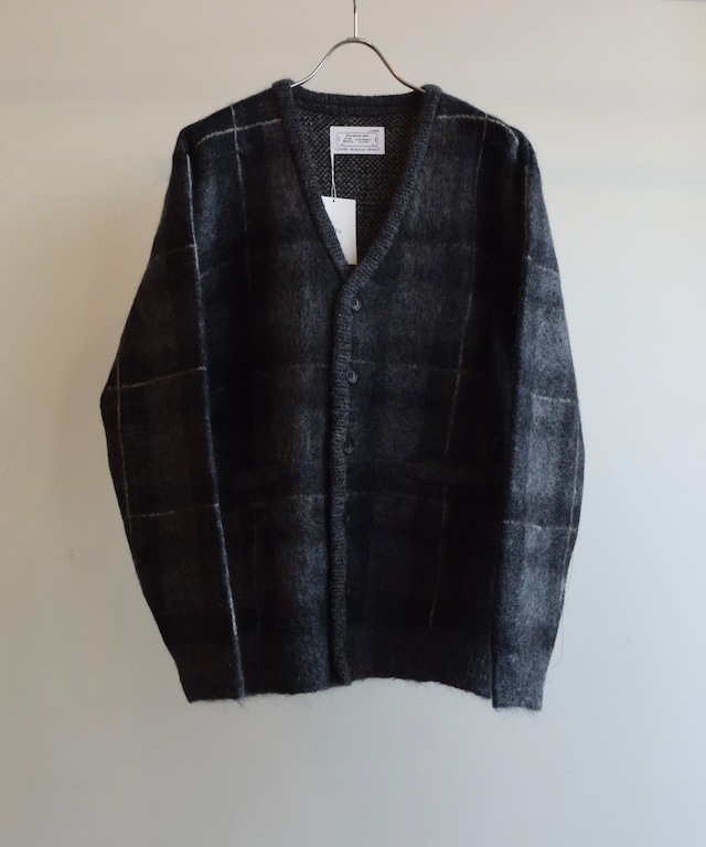 Rafu/ Rafu017　Mohair Cadigan (BLACK)