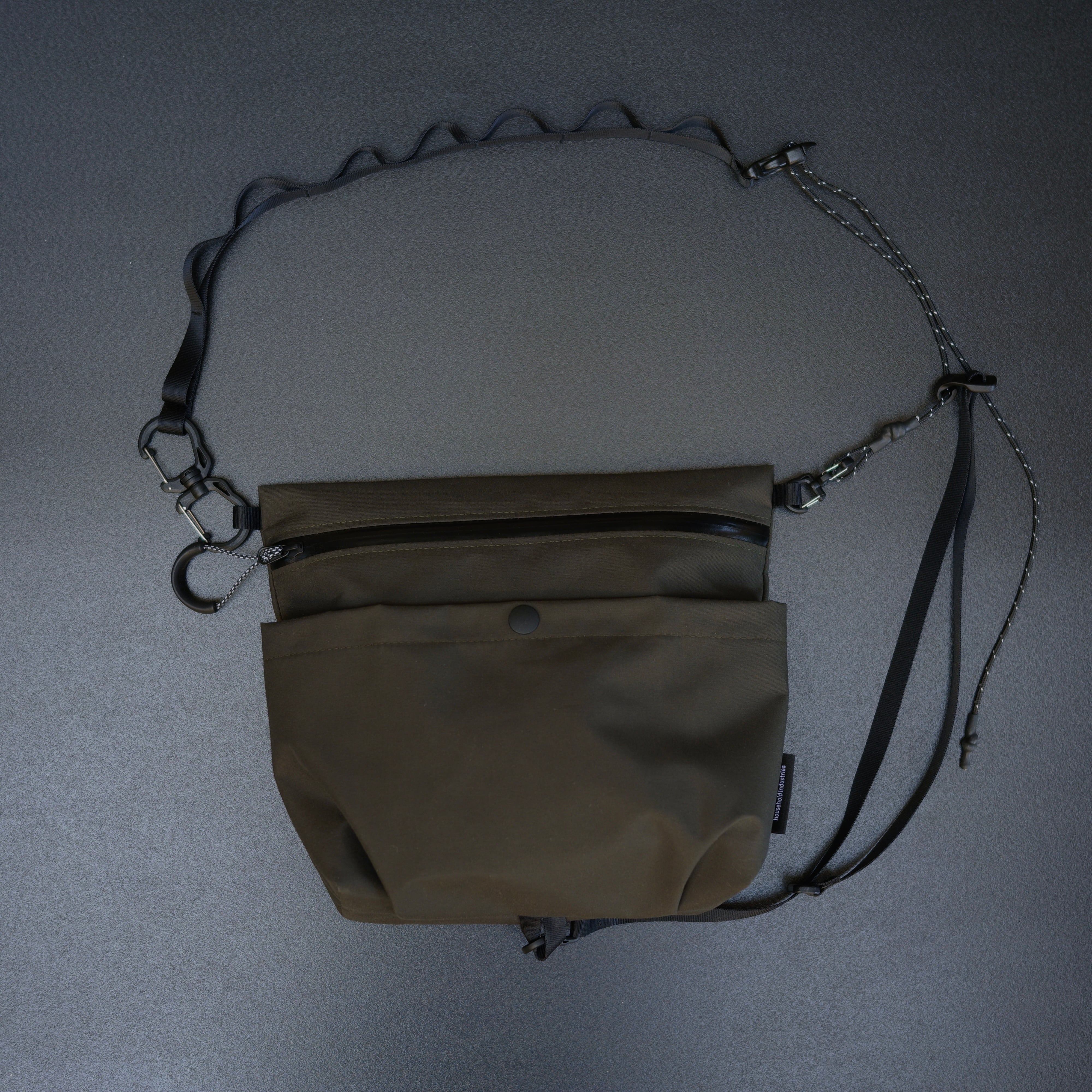 sacoche × SACOCHE / highcount OX 3layer khaki × cordura ripstop