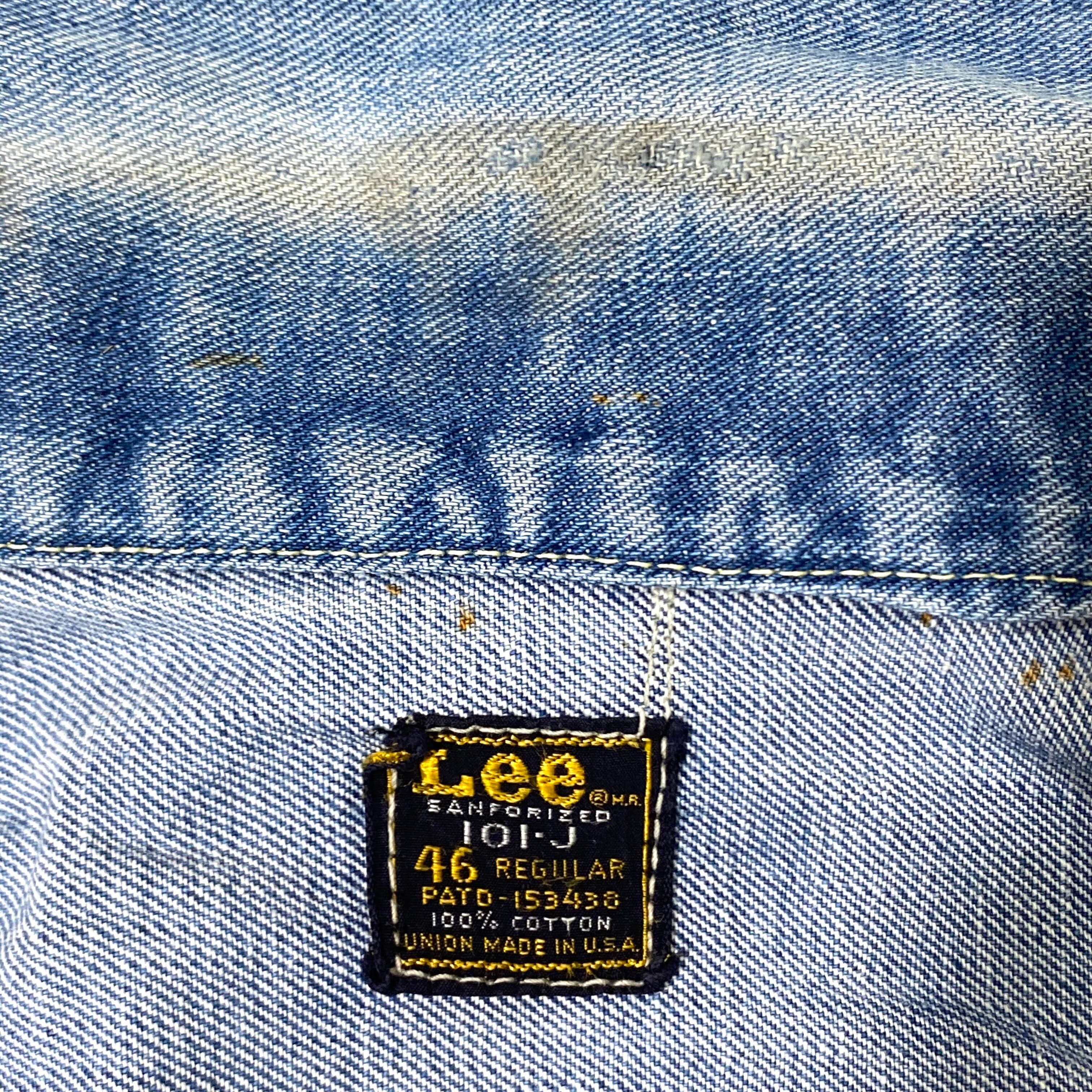60s Lee 101j long ヴィンテージ デニムジャケット 70s 60s Lee 101-J Denim Jacket （38） | Wonder Wear ヴィンテージ