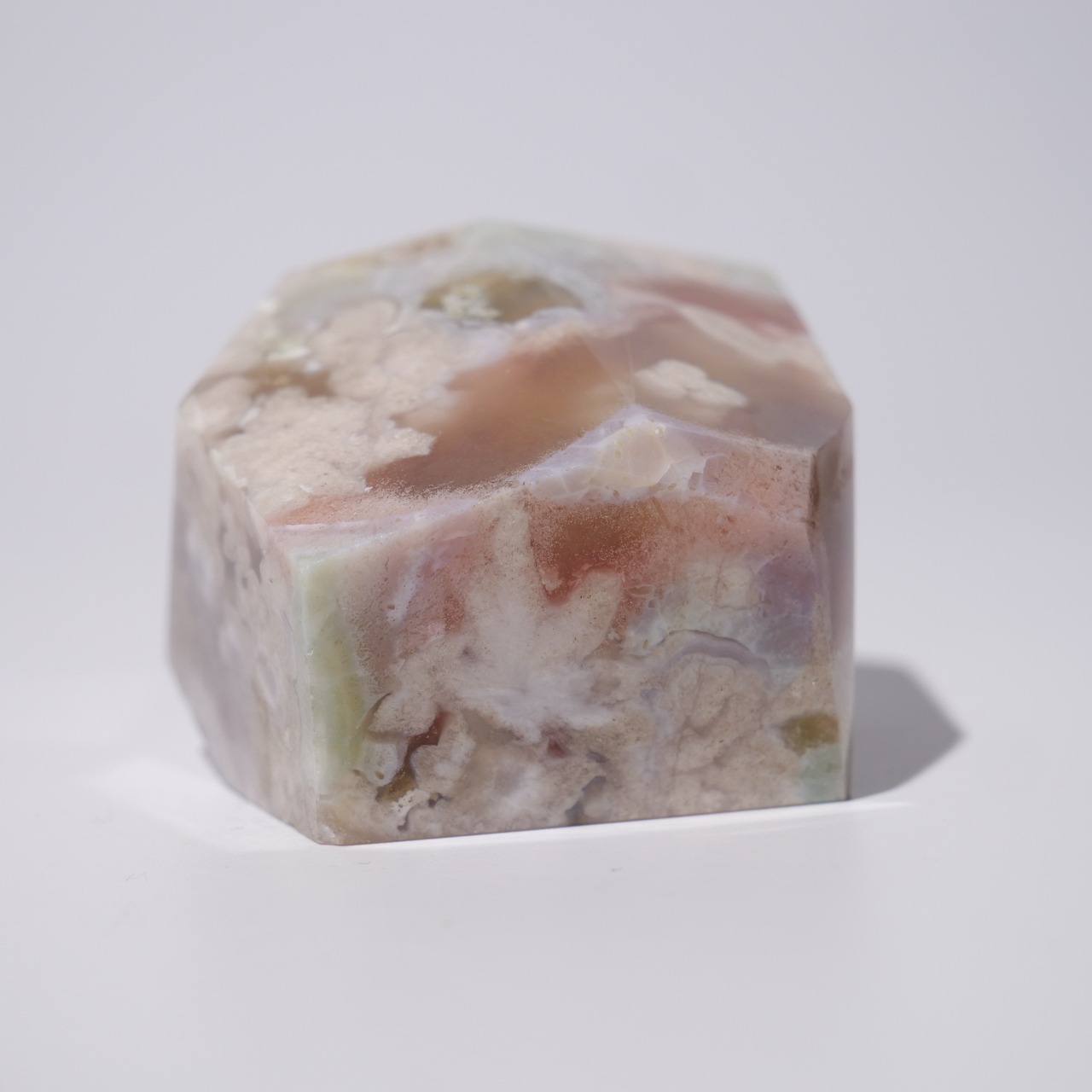 グリーン フラワーアゲート / フリーフォーム