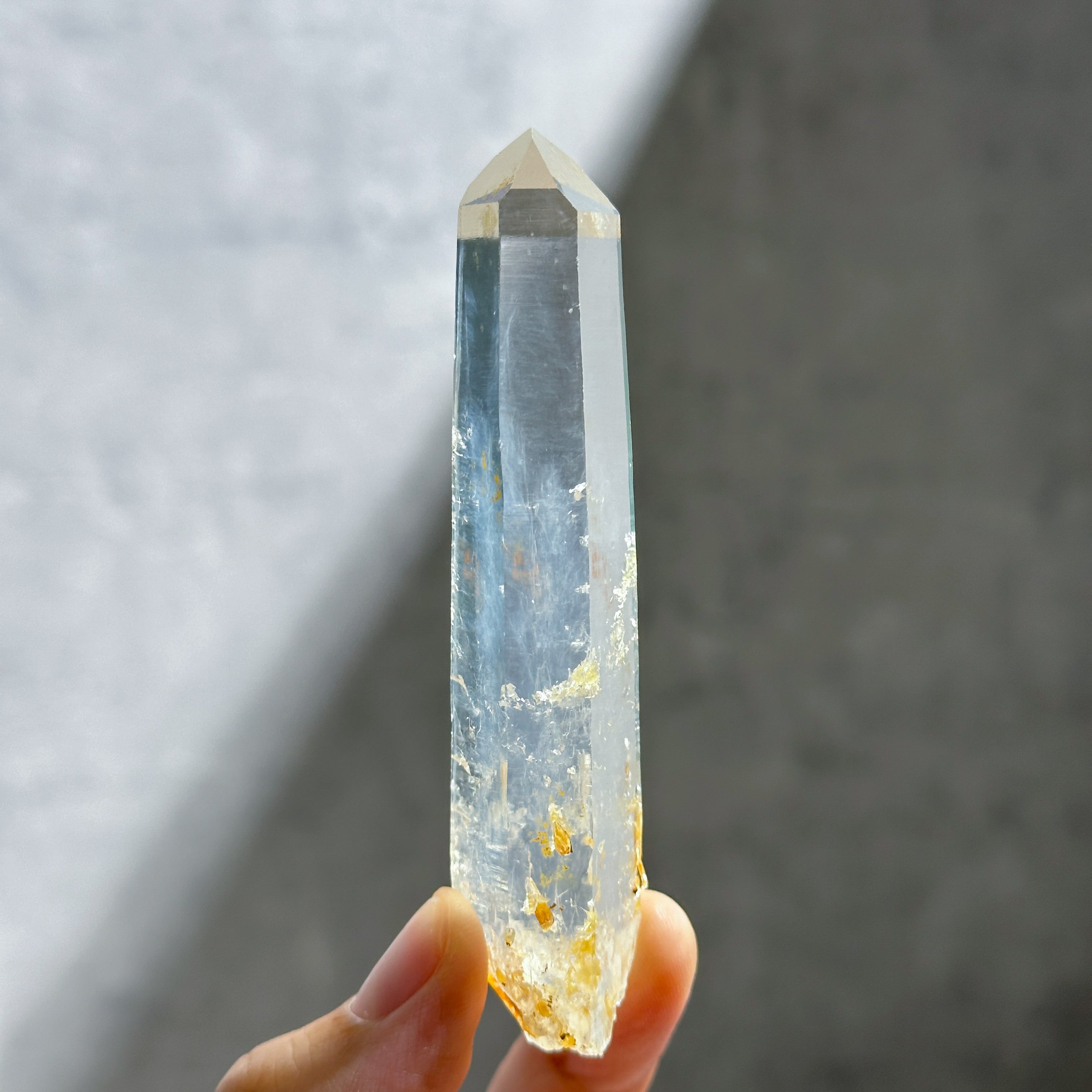 貫入◎ブルーミストクォーツ ポイント41◇ Blue Mist Quartz ◇ 天然石・鉱物・パワーストーン