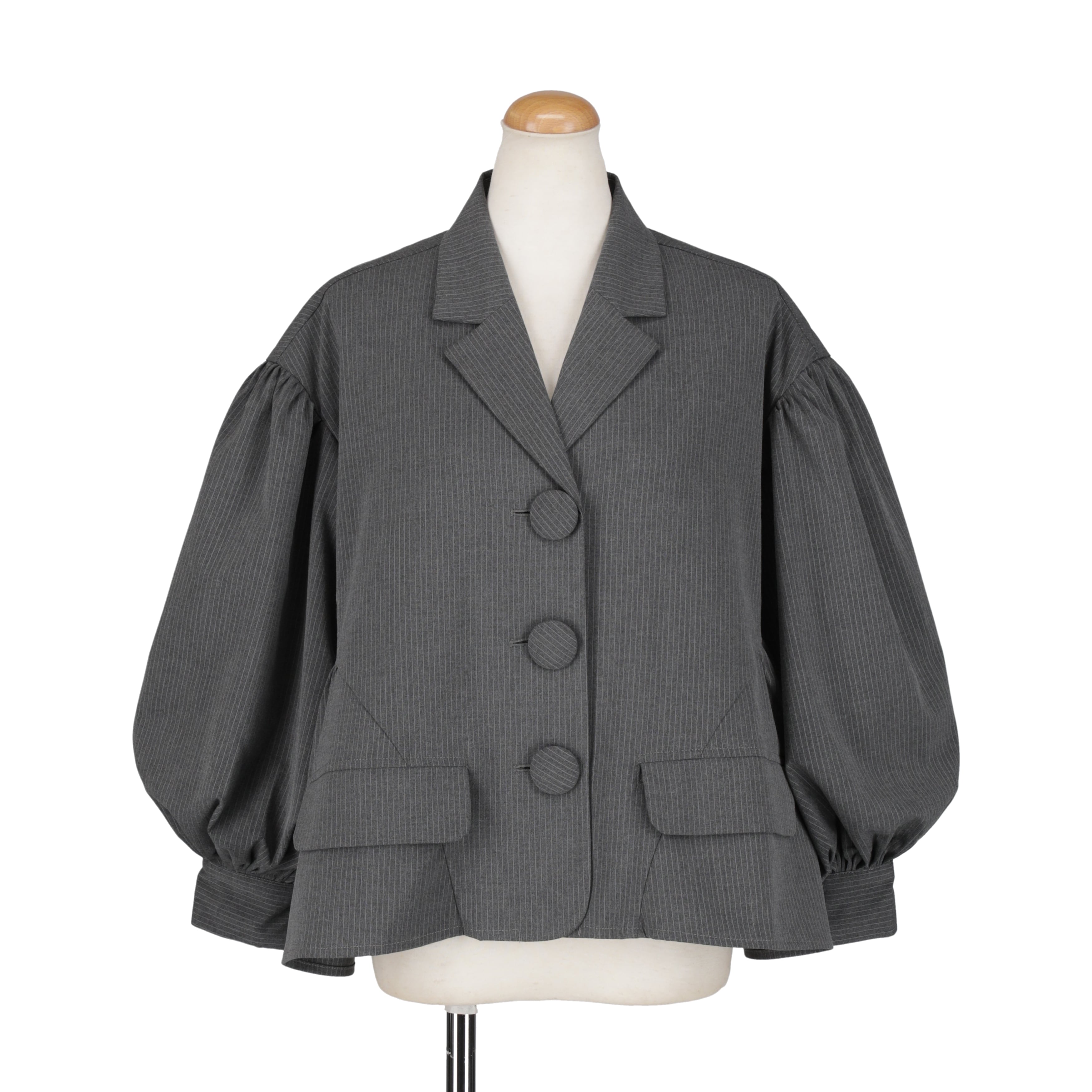 パフスリーブジャケット　GRAY