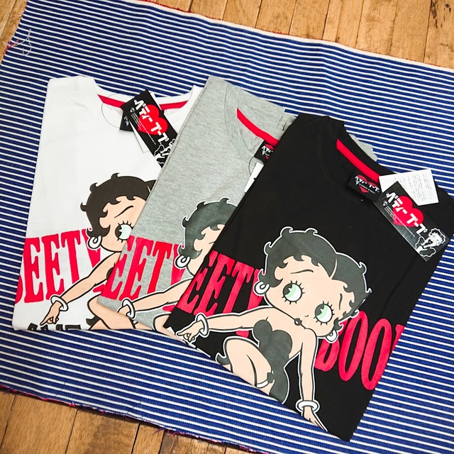 ベティブープ半袖Tシャツ BettyBoop ティシャツ　コットン　涼しい　楽ちんスタイル　べてぃちゃん